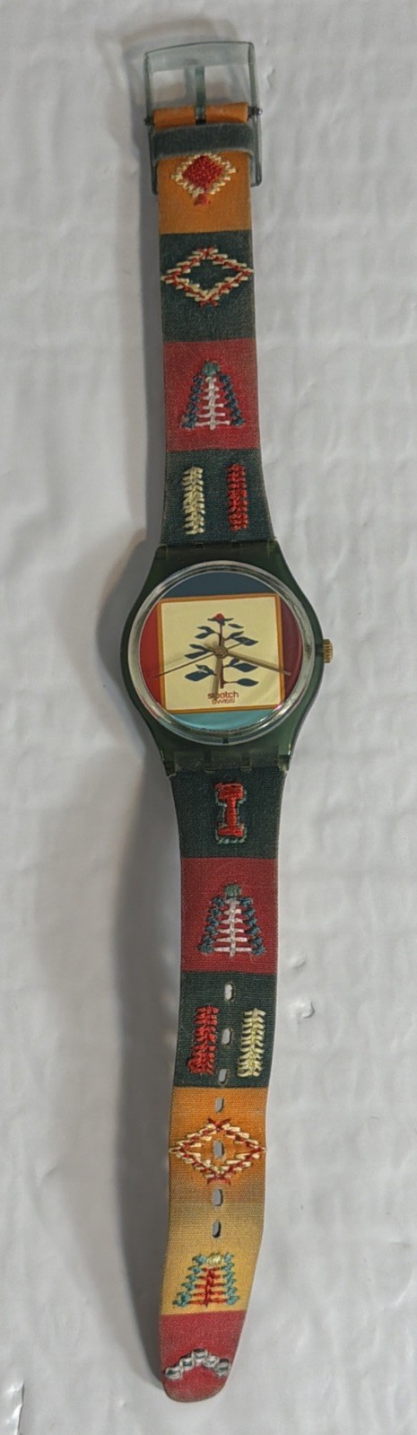 Swatch Watch PONCHO GM122 1994 Standard Gents Design C. Marino Vintage