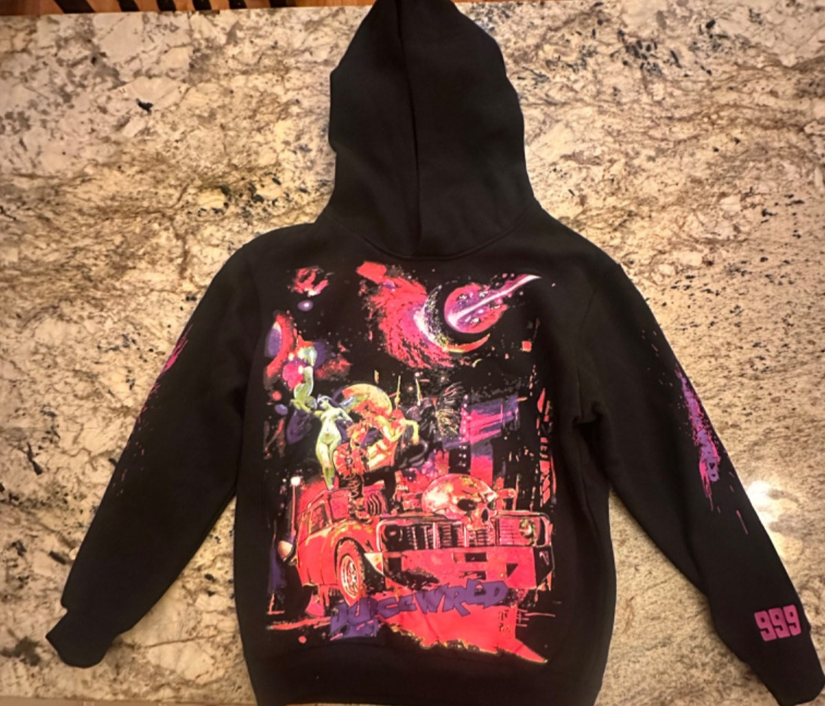 SUPER RARE* AUTHENTIC Juice WRLD x Vlone 999 Galaxy Hoodie Mens S