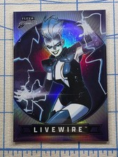 Fleer Brilliants Superman - Livewire #78 Purple Parallel - DC Comics Card