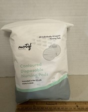 Motif Contoured Disposable Nursing Pads 60 Count Individually Wrapped, New