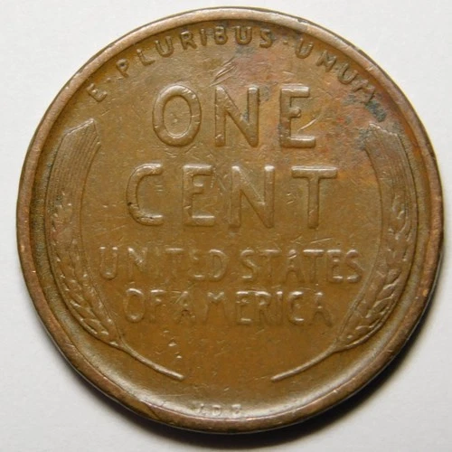 1909 VDB Lincoln Wheat Cent Penny VG-F  "Actual Coin Pictured"