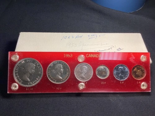 1953 Canada Proof Like PL 6 Coin Set ESTATE FIND