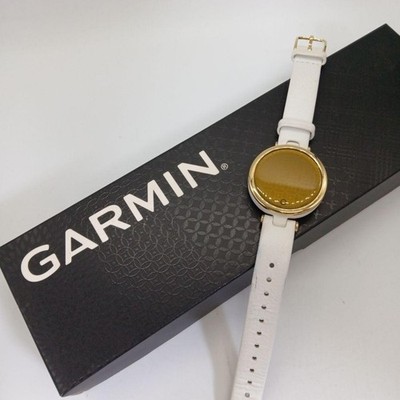 GARMIN Lily Classic White Leather Cream Gold w/Box | eBay