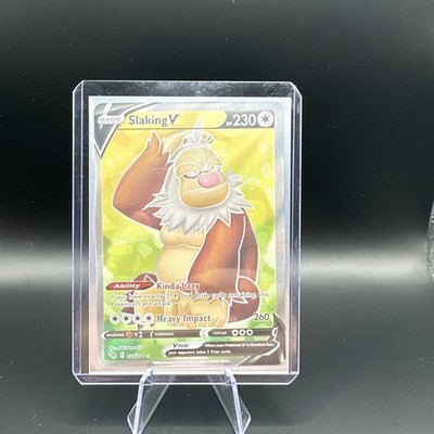 Slaking V 077/078 Pokémon GO Full Art Ultra Rare Pokemon Karte  