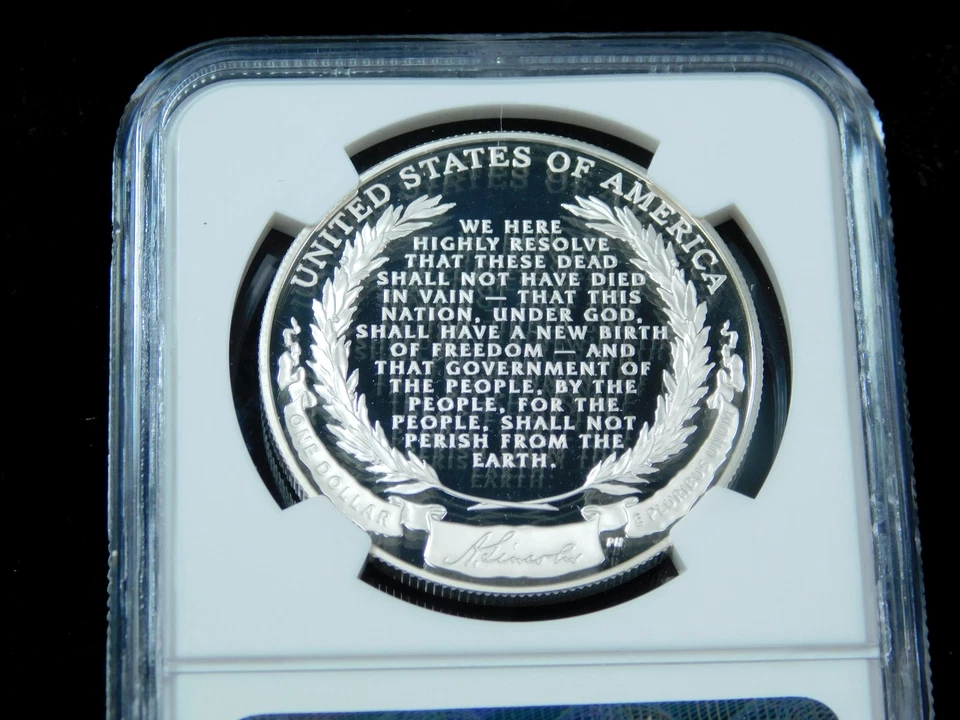 2009-P $1 Proof Lincoln Bicentennial Commemorative Silver Dollar - NGC PF70 UCAM - Image 4 of 4