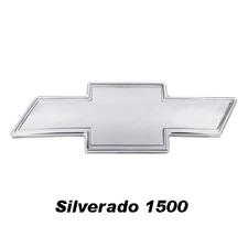 99-02 Chevy Silverado 1500 Front Billet Bowtie Grille Emblem w/ Border Polished