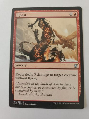 MTG Magic The Gathering Card Roast Sorcery Red Dragons of Tarkir 2015 - Picture 1 of 2