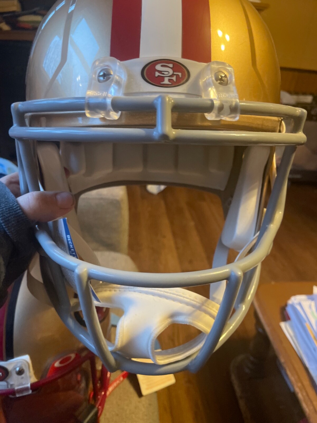 george kittle Autographed Signed San Francisco 49ers 49ers authenticated helmet 