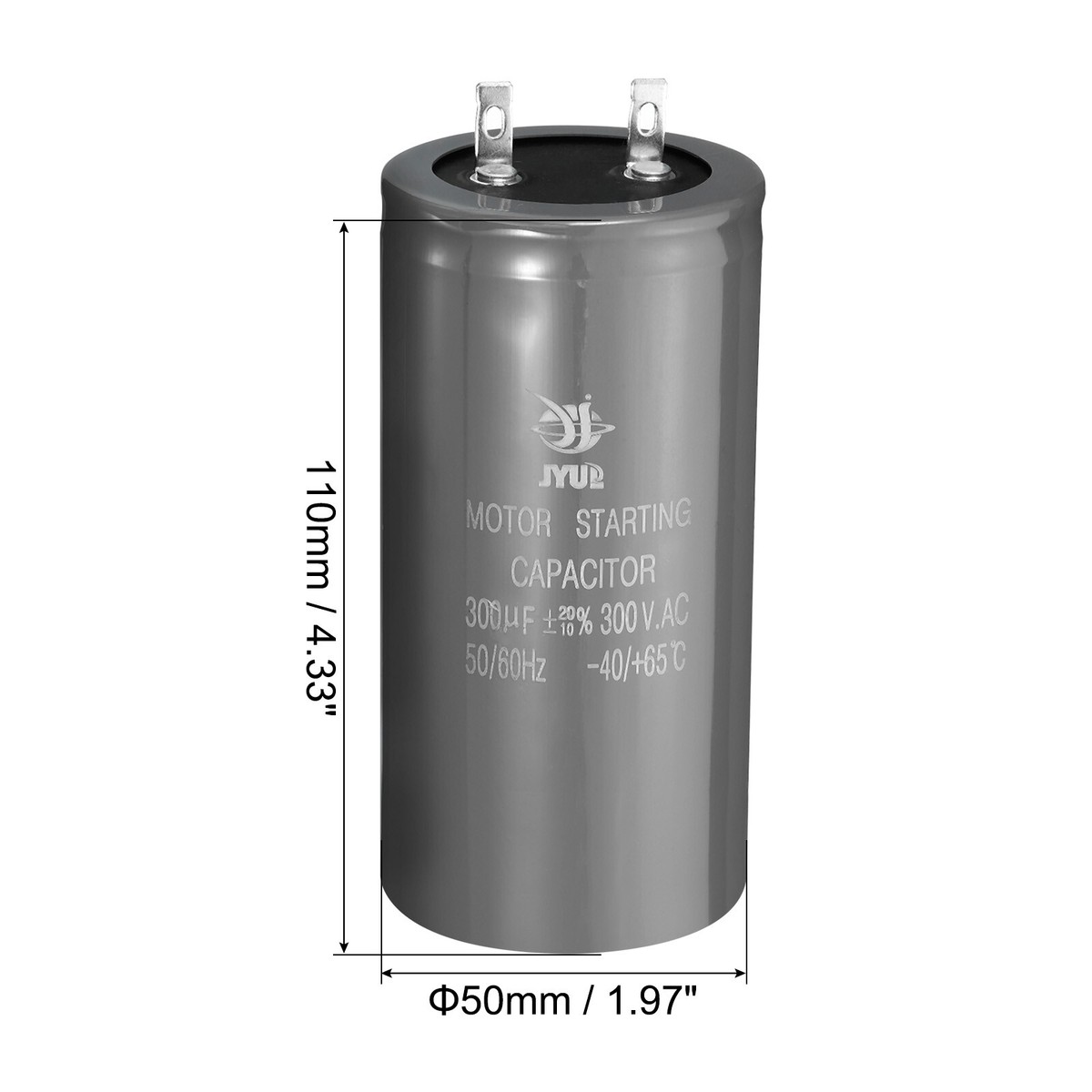 Motor Start Capacitor 300uf 300V 50/60Hz CD60 Running