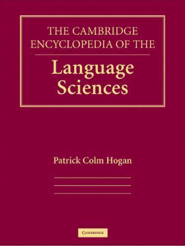 The Cambridge Encyclopedia Language Sciences Hardcover Cambridge … 9780521866897