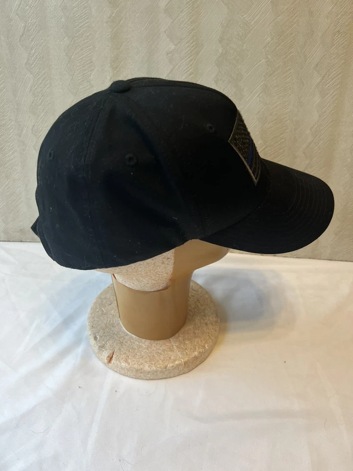 Gorra táctica de camionero militar línea azul bandera americana Foto 3 de 4