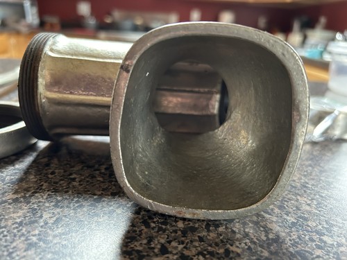 SWM #8 Cast Iron Meat Grinder made in Germany Pre Owned Excellent Condition - Picture 2 of 8