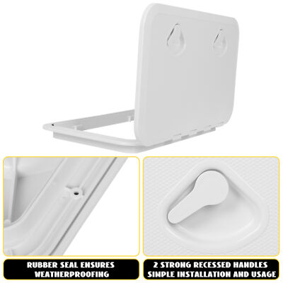 Marine Deck Access Hatch With 180° Lid Hinge And Non-Slip Surface - Foto 2