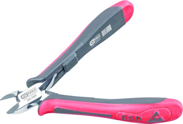 KS Tools ESD Hartmetall-Seitenschneider, 125Mm (500.7090)-image