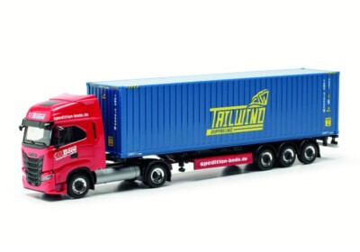 Herpa 317368 | Iveco S-Way LNG | Container-Sattelzug | HH Bode/Tailwind | 1:87  