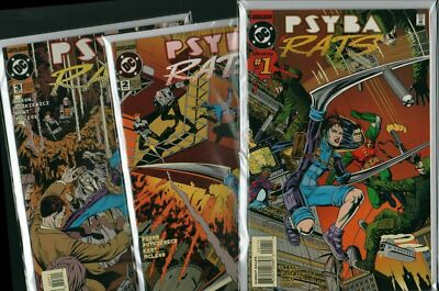 PSYBA RATS ISSUES # 1,2,3 - THREE ISSUE MINI - SERIES     Near Mint