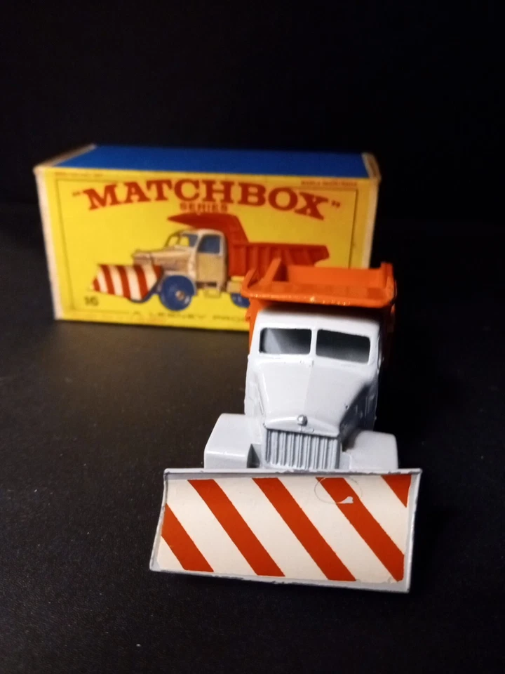 MATCHBOX #16c  Scammell Mountaineer SnowPlow BPW In Solid Original E4  Box - Image 4 of 4