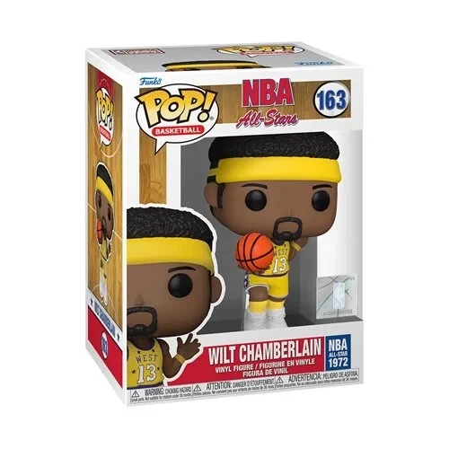 Funko POP! NBA All Stars Wilt Chamberlain Figure #163 + Protector