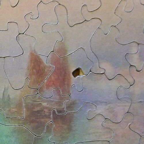 Antique Wooden Jigsaw Puzzle KRAFT 353 Pcs. 1933 Hand Cut Special Cut Pieces - Picture 10 of 12