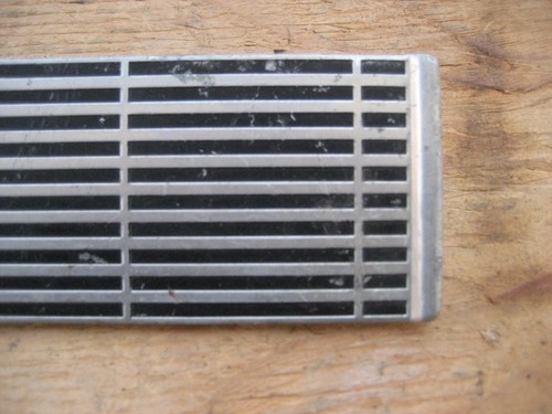 1956 CHEVY RADIO DELETE PLATE DASH INSERT-ALUMINUM TRIM MOLDING - Picture 5 of 10