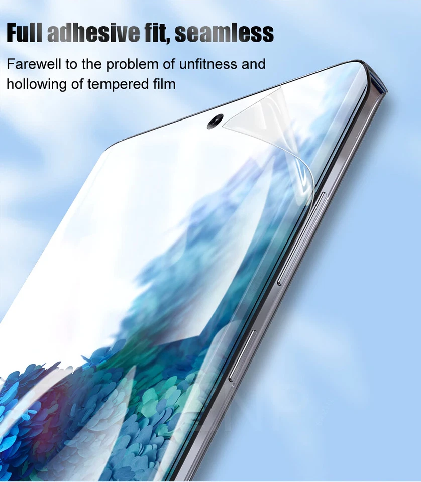 2X Protetor de Tela HYDROGEL Para Samsung Galaxy S25 S24 S23 S22 S21 S20 S10 S9 - Imagem 2 de 4