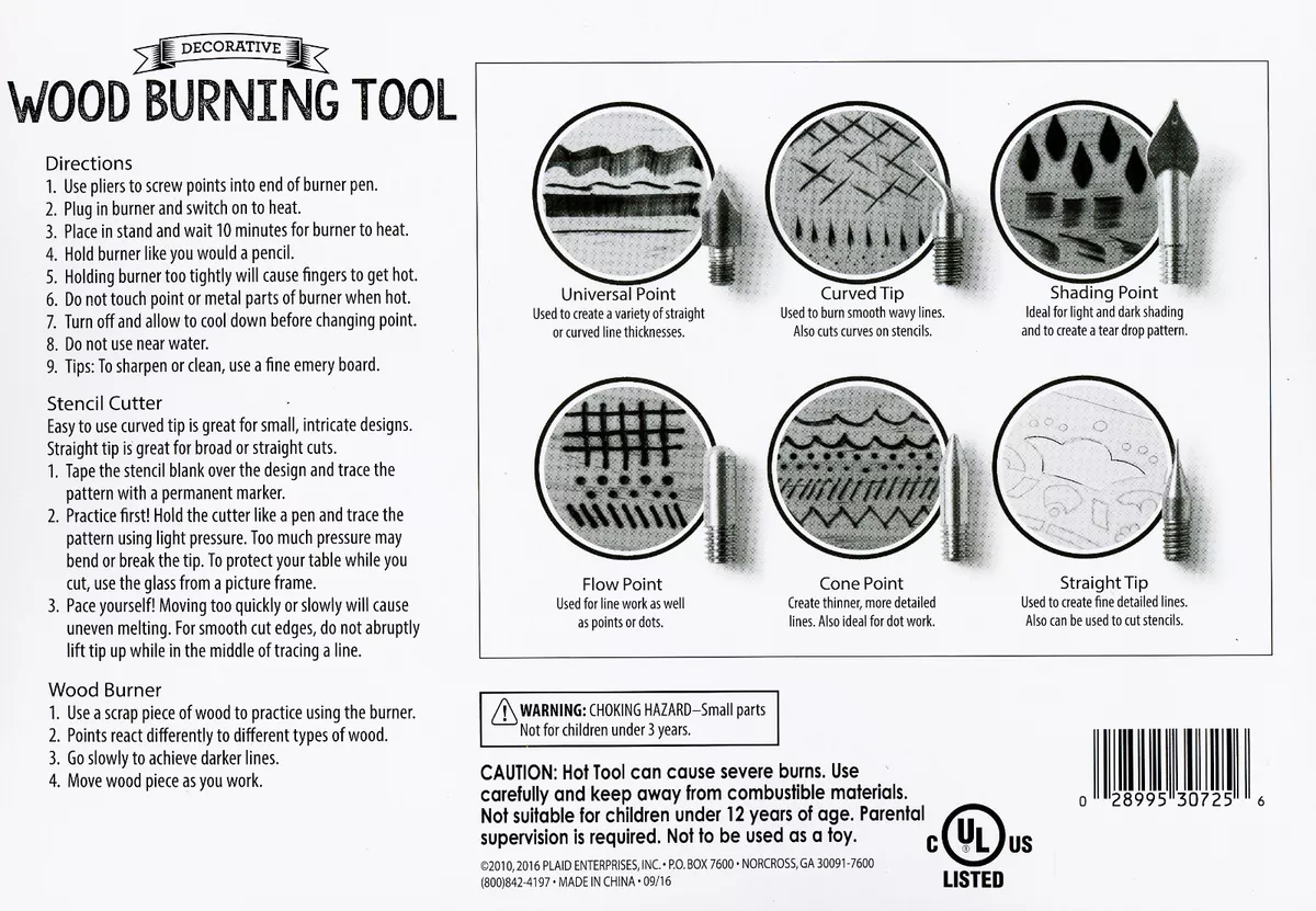 WOOD BURNING AND CUTTING TOOL 30725E