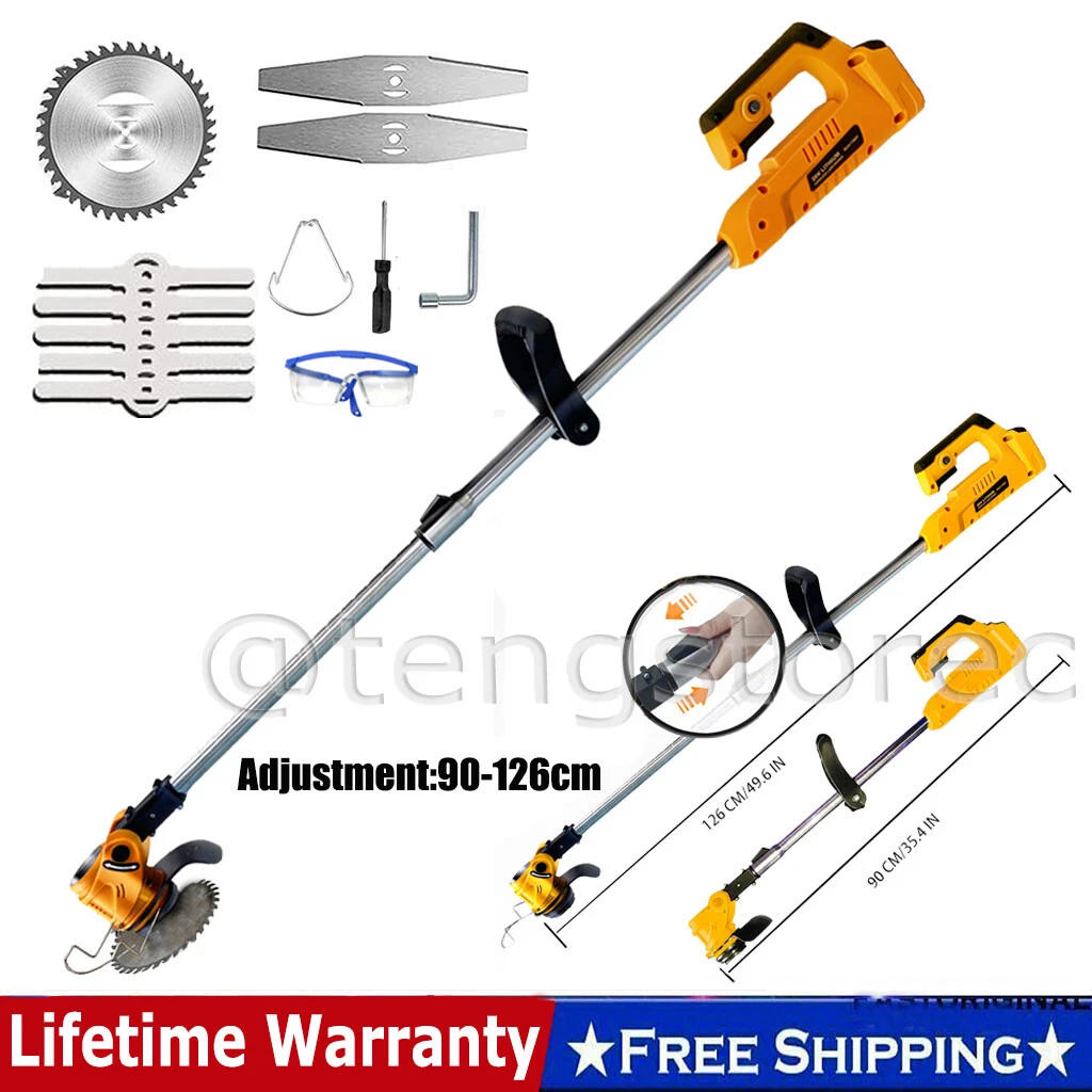 18V Electric Cordless Grass Trimmer Strimmer Garden Edger Cutter for DeWalt 18v