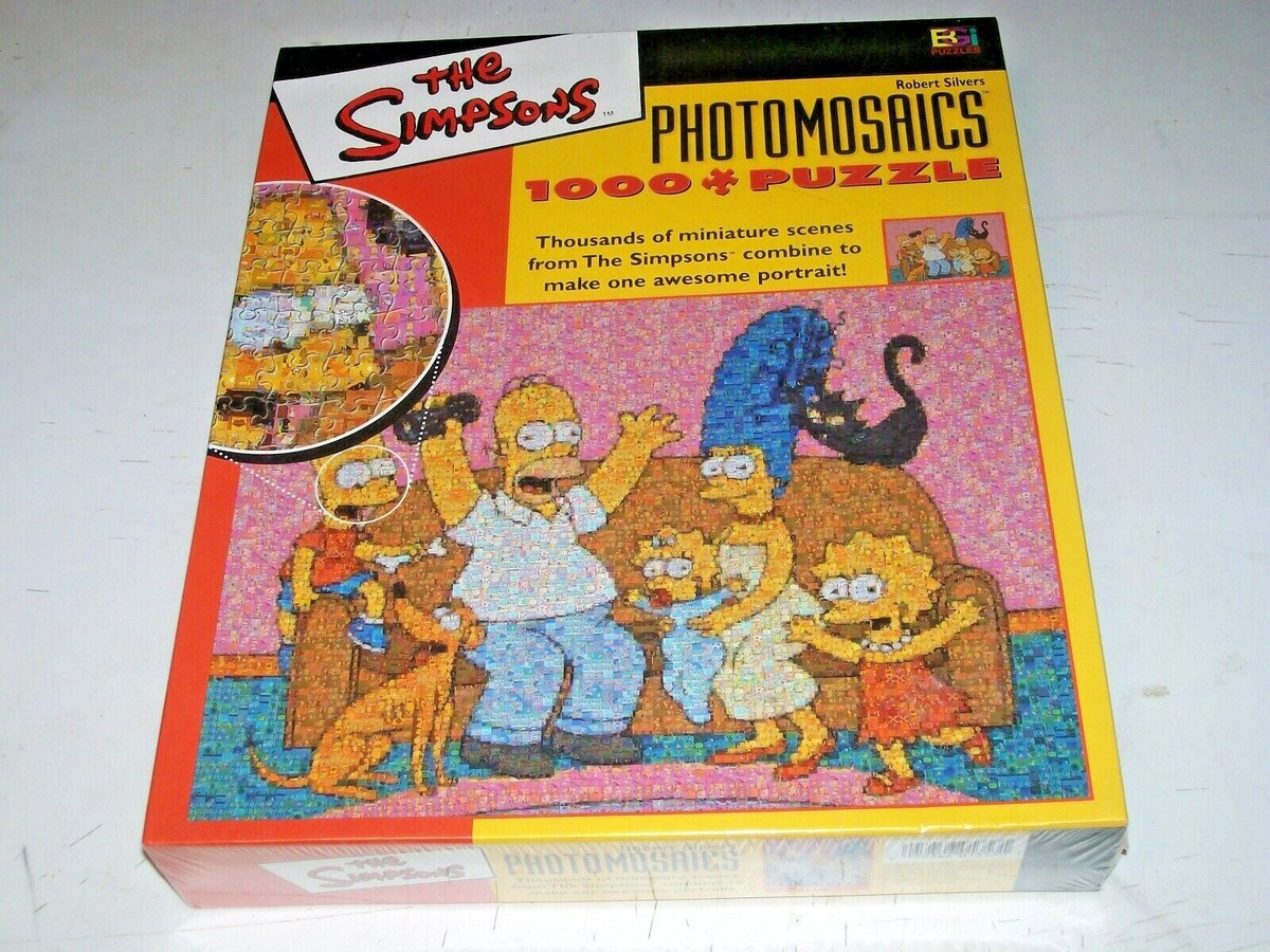 The Simpsons Photomosaics 1000ピース The Simpsons Photomosaics 1000 piece puzzle Family on Couch New
