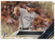 Jason Gurka 2016 Topps Gold #577  1043/2016  RC  Rookie Card  Colorado Rockies