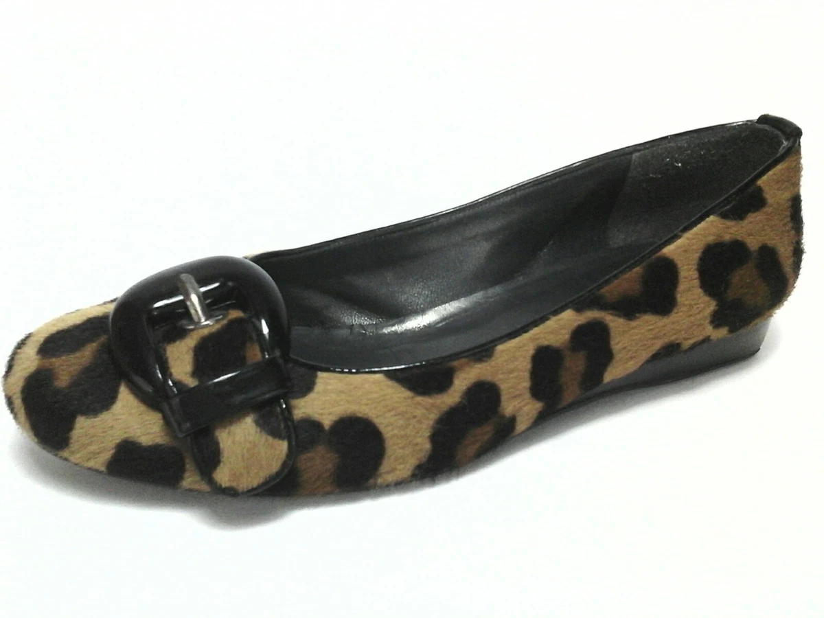 Stuart weitzman leopard flats sale