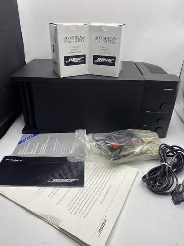 Vintage Bose Acoustimass Multimedia Speaker System Bass Platinum Dual RAR 90er - Bild 3 von 9