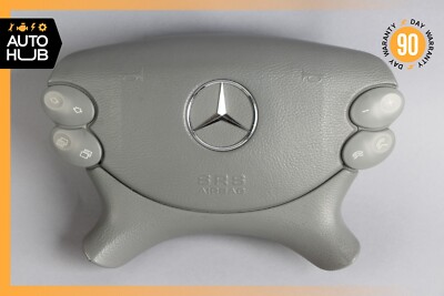 Mercedes R230 SL500 SL55 AMG CLK500 E350 Steering Wheel Airbag Air Bag Gray OEM