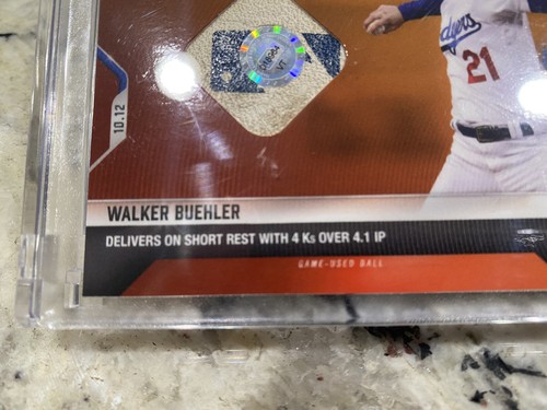 2021 TOPPS NOW RELIC BASE CARD 1/5 LOS ANGELES DODGERS WALKER BUEHLER #964B - Picture 5 of 6