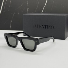 NEW XXII VLS-106A VALENTINO SUNGLASSES BLACK UNISEX EYEWEAR VALENTINO