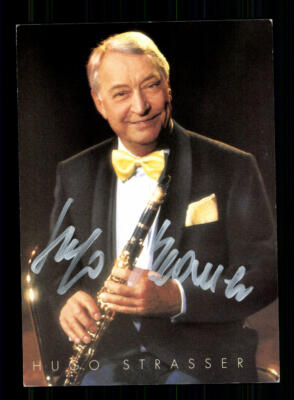 Hugo Strasser Autogrammkarte Original Signiert + M 1966