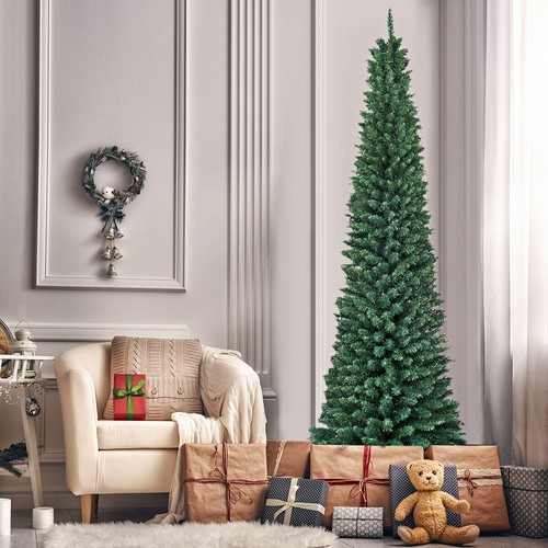 Green Pencil Christmas Tree w/ 400 Tips PVC Branch Tips for Home Office School - Picture 40 of 47