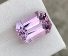 VVS 14.82 Ct Natural Pink Kunzite with Nedle Inside Emerald Cut From Afghanistan