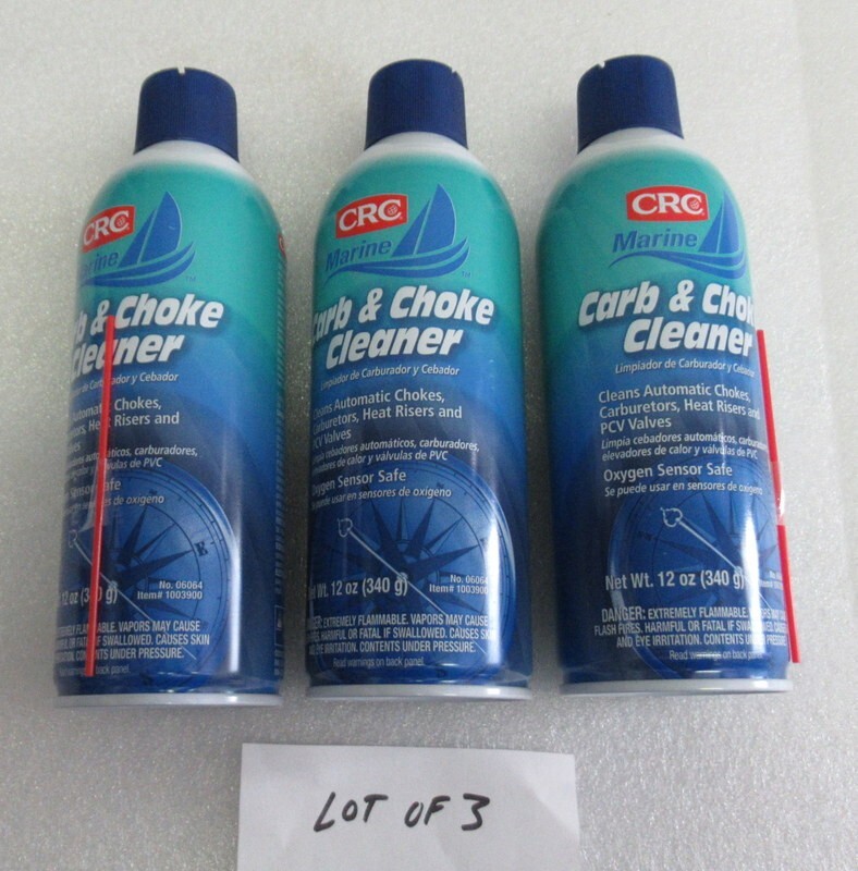 B14 CRC Marine 06064 Carb & Choke Cleaner Lot of 3 OEM New Factory Boat