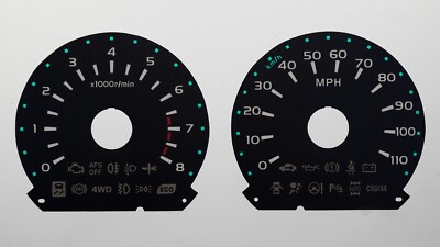 Lockwood Tacho Umbau Zifferblatt KMH auf MPH passt für: Toyota Alphard / Vellfire Gen 2