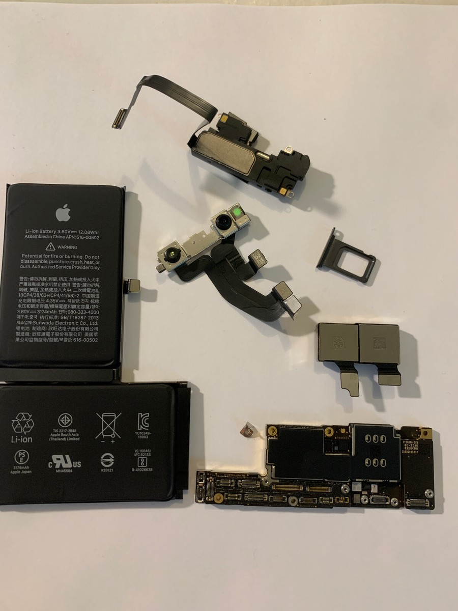 Apple iPhone Xs MAX 64GB unlocked black logic board A1921 for