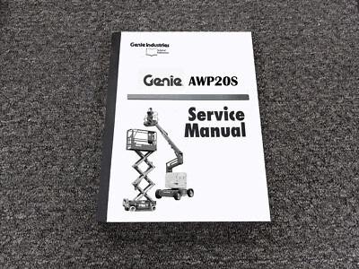 Genie AWP20S Aerial Work Platform Lift Shop Service Repair Manual