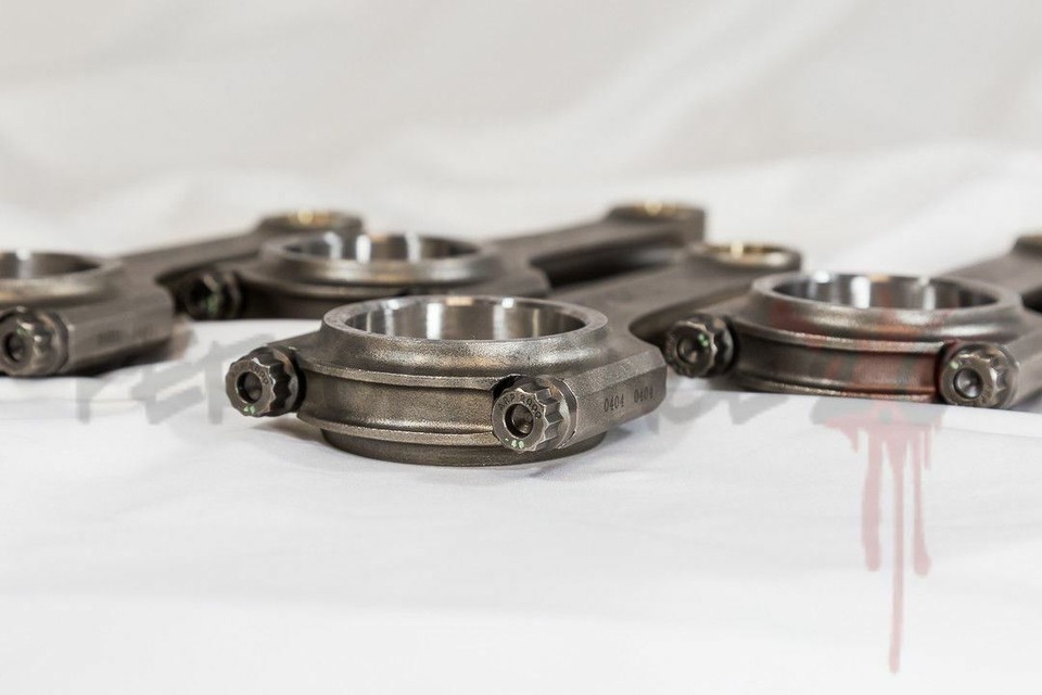 YCP 84mm Pistons NPR Rings + P2P0 Custom RODs + ARP2000 Combo B20B B20Z ...