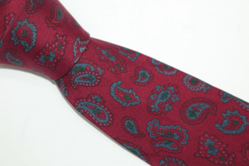 Gravata de seda RICHEL feita na Itália F64951 - Imagem 3 de 4