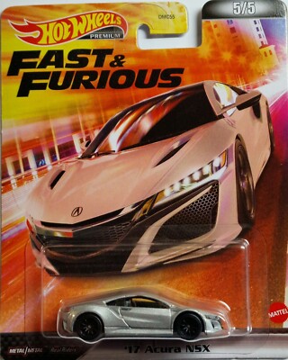 Hot Wheels PREMIUM ´17 ACURA NSX FAST & FURIOUS RETRO ENTERTAINMENT F9 THE SAGA
