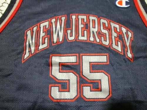 NEW JERSEY NETS JAYSON WILLIAMS #55 VINTAGE 1990s CHAMPION BRAND JERSEY-YOUTH LG - Picture 4 of 10