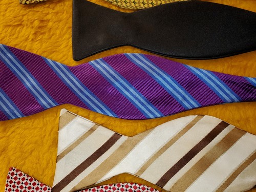 12 pezzi ~ PAPILLON UOMO #3 ~ SELF-TIE ~ BEAU HANAUER TIE BAR NICOLE + ALTRO - Foto 4 di 7