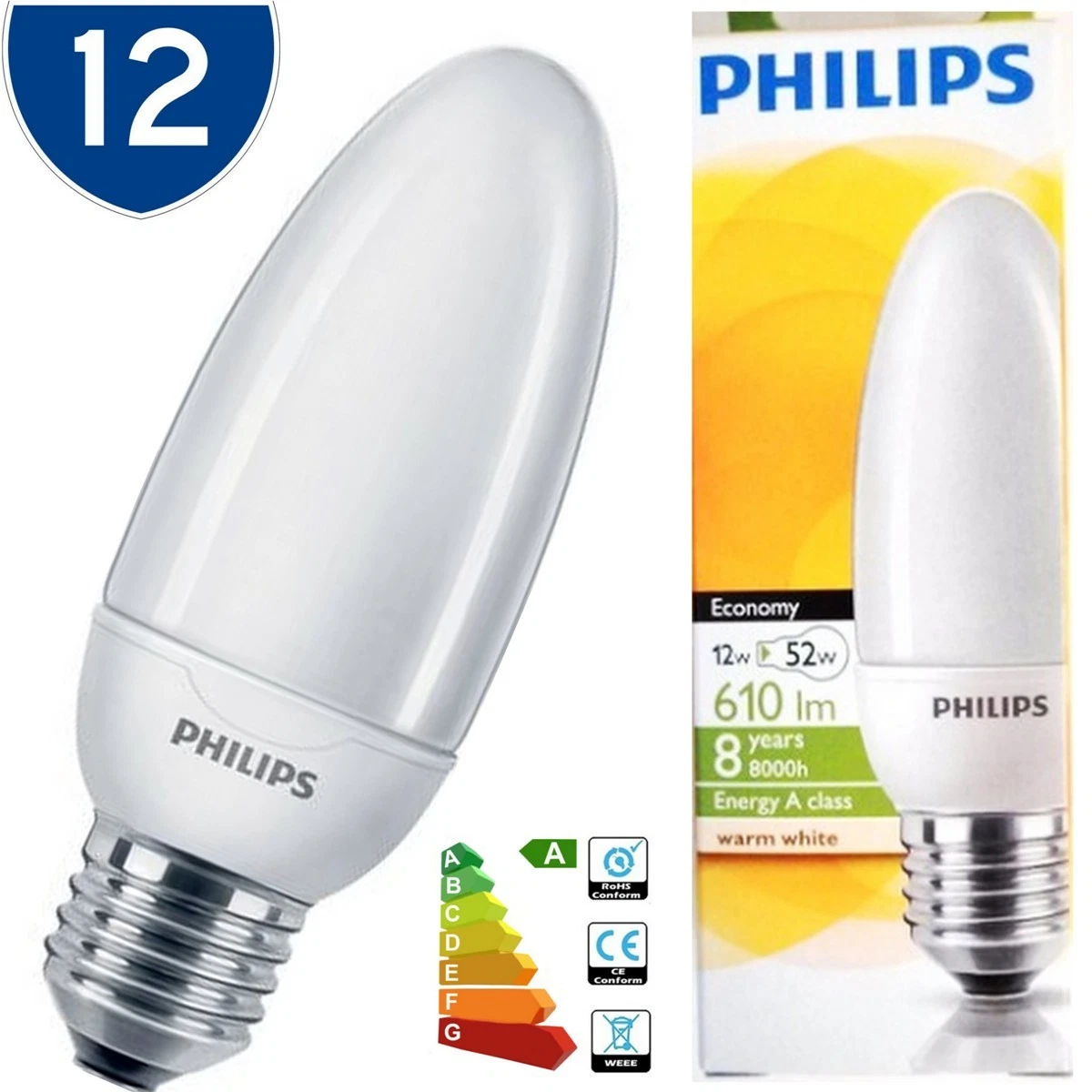 Led bulb philips sale 12w
