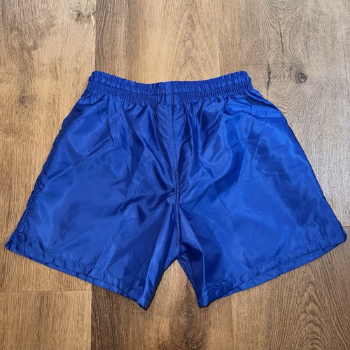 Vtg 90s Soccer Shorts Shiny Glanz Nylon Satin wet look Athletic Boys Youth Large - Picture 7 of 7