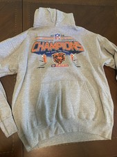 Chicago Bears Hoodie Sweat M Medium NFL 2006 Division Champions Super Bowl
