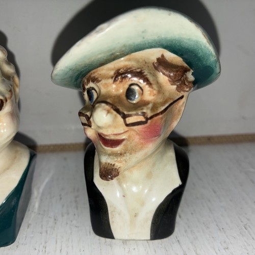 Vintage Japan Figurine Salt and Pepper Shakers - Collectible Ceramic Set - Picture 3 of 7